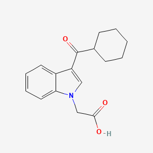 [3-(cyclohexylcarbonyl)-1H-indol-1-yl]acetic acid