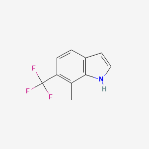 B580905 7-Methyl-6-(trifluoromethyl)-1H-indole CAS No. 1360885-98-8