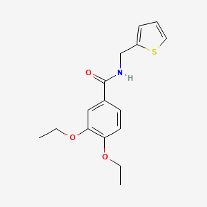molecular formula C16H19NO3S B5809063 3,4-diethoxy-N-(2-thienylmethyl)benzamide CAS No. 351157-84-1