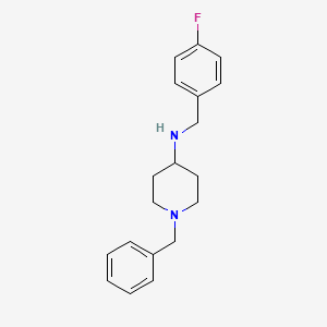 1-benzyl-N-(4-fluorobenzyl)-4-piperidinamine