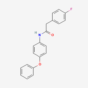 molecular formula C20H16FNO2 B5809097 2-(4-fluorophenyl)-N-(4-phenoxyphenyl)acetamide 