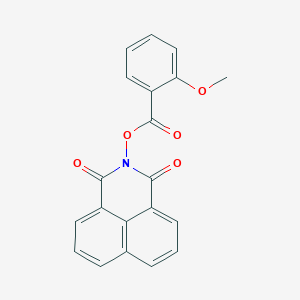 2-[(2-methoxybenzoyl)oxy]-1H-benzo[de]isoquinoline-1,3(2H)-dione