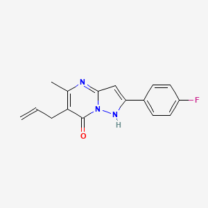 6-allyl-2-(4-fluorophenyl)-5-methylpyrazolo[1,5-a]pyrimidin-7-ol