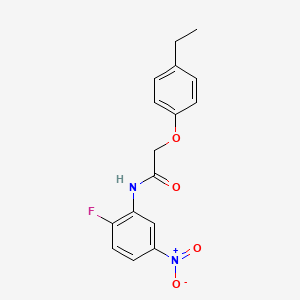 2-(4-ethylphenoxy)-N-(2-fluoro-5-nitrophenyl)acetamide