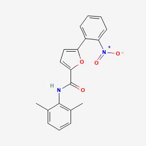 molecular formula C19H16N2O4 B5809166 N-(2,6-dimethylphenyl)-5-(2-nitrophenyl)-2-furamide 