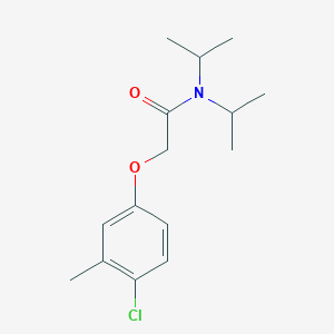 molecular formula C15H22ClNO2 B5809175 2-(4-chloro-3-methylphenoxy)-N,N-diisopropylacetamide 