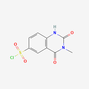 3-Methyl-2,4-dioxo-1,2,3,4-tetrahydroquinazoline-6-sulfonyl chloride