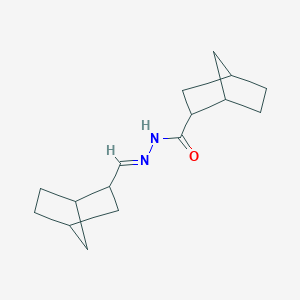 molecular formula C16H24N2O B5809230 N'-(bicyclo[2.2.1]hept-2-ylmethylene)bicyclo[2.2.1]heptane-2-carbohydrazide 