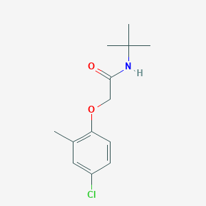 molecular formula C13H18ClNO2 B5809238 N-(tert-butyl)-2-(4-chloro-2-methylphenoxy)acetamide 