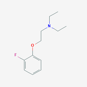 molecular formula C12H18FNO B5809329 N,N-diethyl-2-(2-fluorophenoxy)ethanamine 