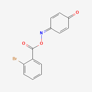 molecular formula C13H8BrNO3 B5809339 benzo-1,4-quinone O-(2-bromobenzoyl)oxime 