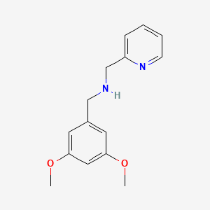 molecular formula C15H18N2O2 B5809356 (3,5-dimethoxybenzyl)(2-pyridinylmethyl)amine 