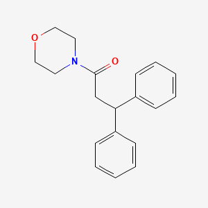 molecular formula C19H21NO2 B5809392 4-(3,3-diphenylpropanoyl)morpholine 