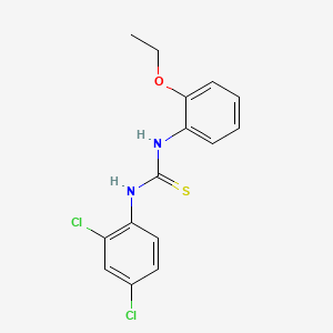 molecular formula C15H14Cl2N2OS B5809421 N-(2,4-dichlorophenyl)-N'-(2-ethoxyphenyl)thiourea 