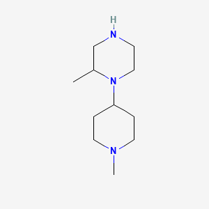 2-Methyl-1-(1-methylpiperidin-4-yl)piperazine