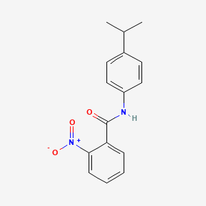 molecular formula C16H16N2O3 B5809445 N-(4-isopropylphenyl)-2-nitrobenzamide 
