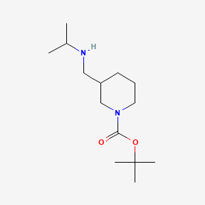 B580945 tert-Butyl 3-((isopropylamino)methyl)piperidine-1-carboxylate CAS No. 1289386-34-0