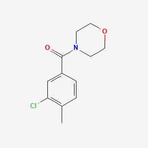 molecular formula C12H14ClNO2 B5809468 4-(3-chloro-4-methylbenzoyl)morpholine 