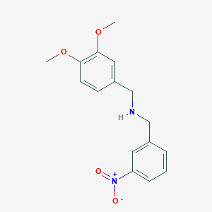 molecular formula C16H18N2O4 B5809471 (3,4-dimethoxybenzyl)(3-nitrobenzyl)amine 