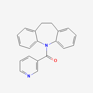 molecular formula C20H16N2O B5809584 5-(3-pyridinylcarbonyl)-10,11-dihydro-5H-dibenzo[b,f]azepine 