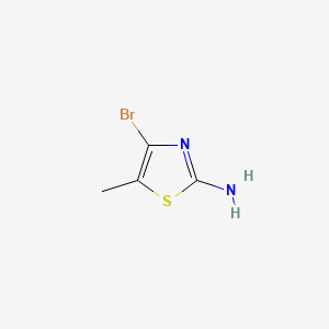 molecular formula C4H5BrN2S B580960 4-溴-5-甲基噻唑-2-胺 CAS No. 1209167-05-4