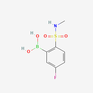 B580963 (5-Fluoro-2-(N-methylsulfamoyl)phenyl)boronic acid CAS No. 1218790-75-0