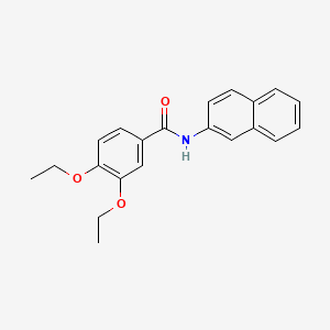 molecular formula C21H21NO3 B5809635 3,4-diethoxy-N-2-naphthylbenzamide 