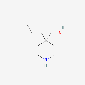 B580967 (4-Propyl-4-piperidinyl)methanol CAS No. 1243250-07-8