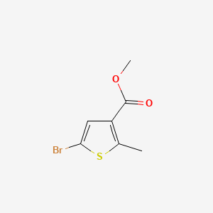 molecular formula C7H7BrO2S B580972 5-溴-2-甲基噻吩-3-羧酸甲酯 CAS No. 1259396-11-6
