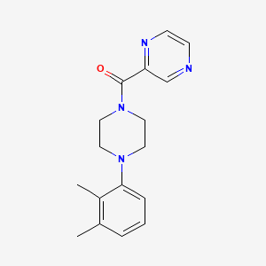 molecular formula C17H20N4O B5809722 2-{[4-(2,3-dimethylphenyl)-1-piperazinyl]carbonyl}pyrazine 