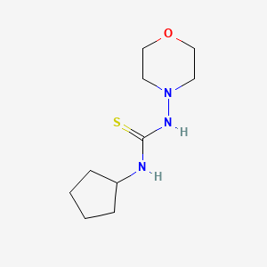 molecular formula C10H19N3OS B5809727 N-cyclopentyl-N'-4-morpholinylthiourea 