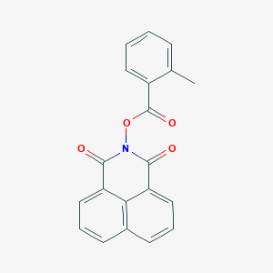 molecular formula C20H13NO4 B5809751 2-[(2-methylbenzoyl)oxy]-1H-benzo[de]isoquinoline-1,3(2H)-dione 