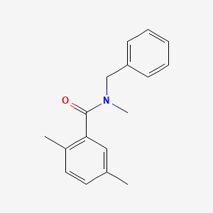 molecular formula C17H19NO B5809784 N-benzyl-N,2,5-trimethylbenzamide 