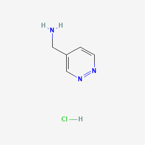 B580979 4-Pyridazinemethanamine hydrochloride CAS No. 1351479-13-4