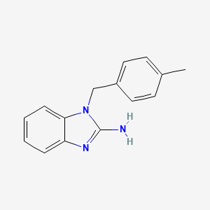 molecular formula C15H15N3 B5809790 1-(4-甲基苄基)-1H-苯并咪唑-2-胺 CAS No. 37743-74-1