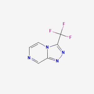B580980 3-(Trifluoromethyl)-[1,2,4]triazolo[4,3-A]pyrazine CAS No. 486460-20-2