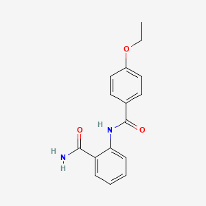 molecular formula C16H16N2O3 B5809803 2-[(4-ethoxybenzoyl)amino]benzamide 