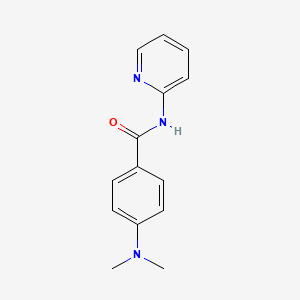 molecular formula C14H15N3O B5809819 4-(dimethylamino)-N-2-pyridinylbenzamide 
