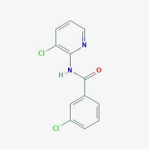 molecular formula C12H8Cl2N2O B5809881 3-chloro-N-(3-chloro-2-pyridinyl)benzamide 