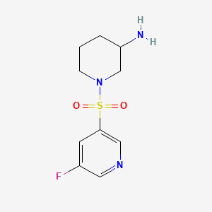 B580989 1-(5-Fluoropyridin-3-ylsulfonyl)piperidin-3-amine CAS No. 1291412-08-2