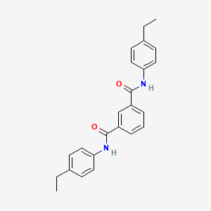 molecular formula C24H24N2O2 B5809987 N,N'-bis(4-ethylphenyl)isophthalamide 