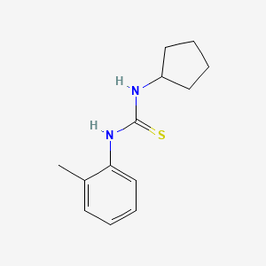 N-cyclopentyl-N'-(2-methylphenyl)thiourea