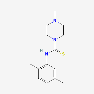 molecular formula C14H21N3S B5810110 N-(2,5-dimethylphenyl)-4-methyl-1-piperazinecarbothioamide 