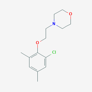 molecular formula C14H20ClNO2 B5810153 4-[2-(2-chloro-4,6-dimethylphenoxy)ethyl]morpholine 