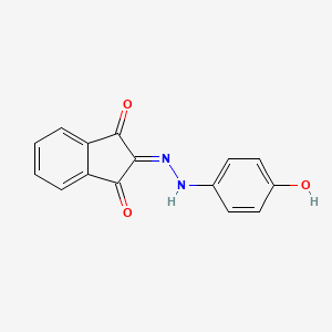 molecular formula C15H10N2O3 B5810196 1H-indene-1,2,3-trione 2-[(4-hydroxyphenyl)hydrazone] 