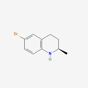 B581025 (R)-6-Bromo-2-methyl-1,2,3,4-tetrahydroquinoline CAS No. 1263000-45-8