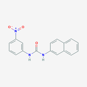 molecular formula C17H13N3O3 B5810290 N-2-naphthyl-N'-(3-nitrophenyl)urea 