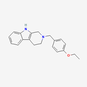 molecular formula C20H22N2O B5810426 2-(4-ethoxybenzyl)-2,3,4,9-tetrahydro-1H-beta-carboline 