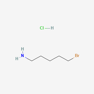 molecular formula C5H13BrClN B581044 5-溴-1-戊胺，盐酸盐 CAS No. 1246816-76-1