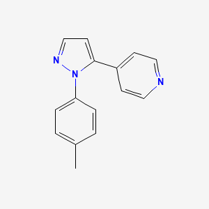 B581045 4-(1-(p-Tolyl)-1H-pyrazol-5-yl)pyridine CAS No. 1269291-28-2